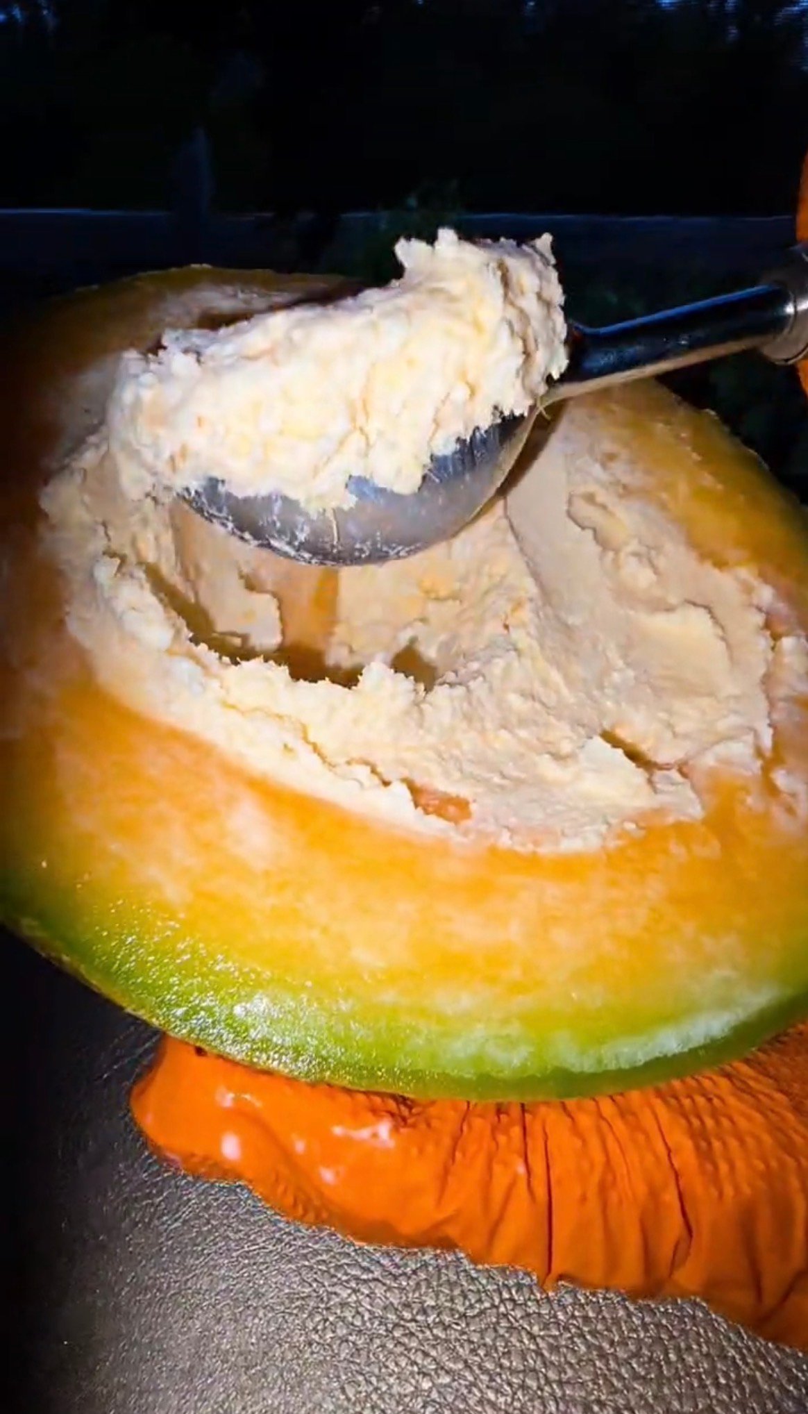 2-Ingredient Cantaloupe Ice Cream (No Ice Cream Maker)